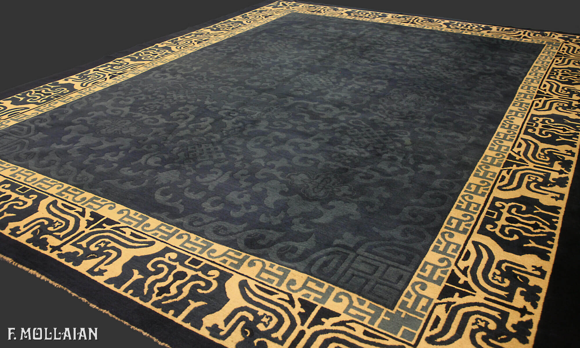 Tapis Chinois Antique Peking n°:46389144